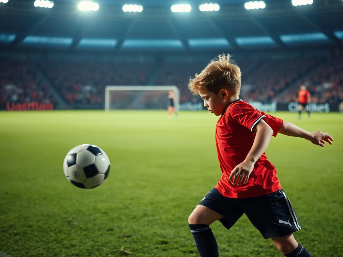 Coaching football adolescent 11-14 ans Monaco — frappe sur grand terrain